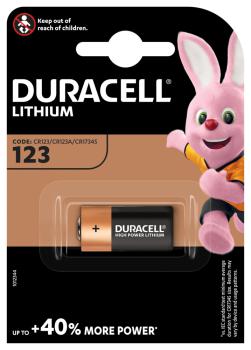 DURACELL® Ultra CR123A Batterie 1er Blister